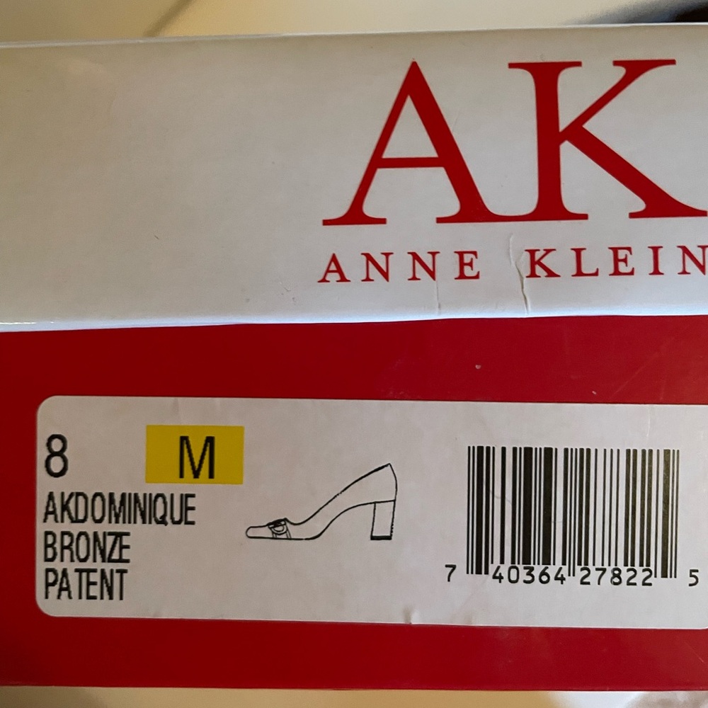 Anne Klein Women's Bronze Patent Pumps - Picture 5 of 5